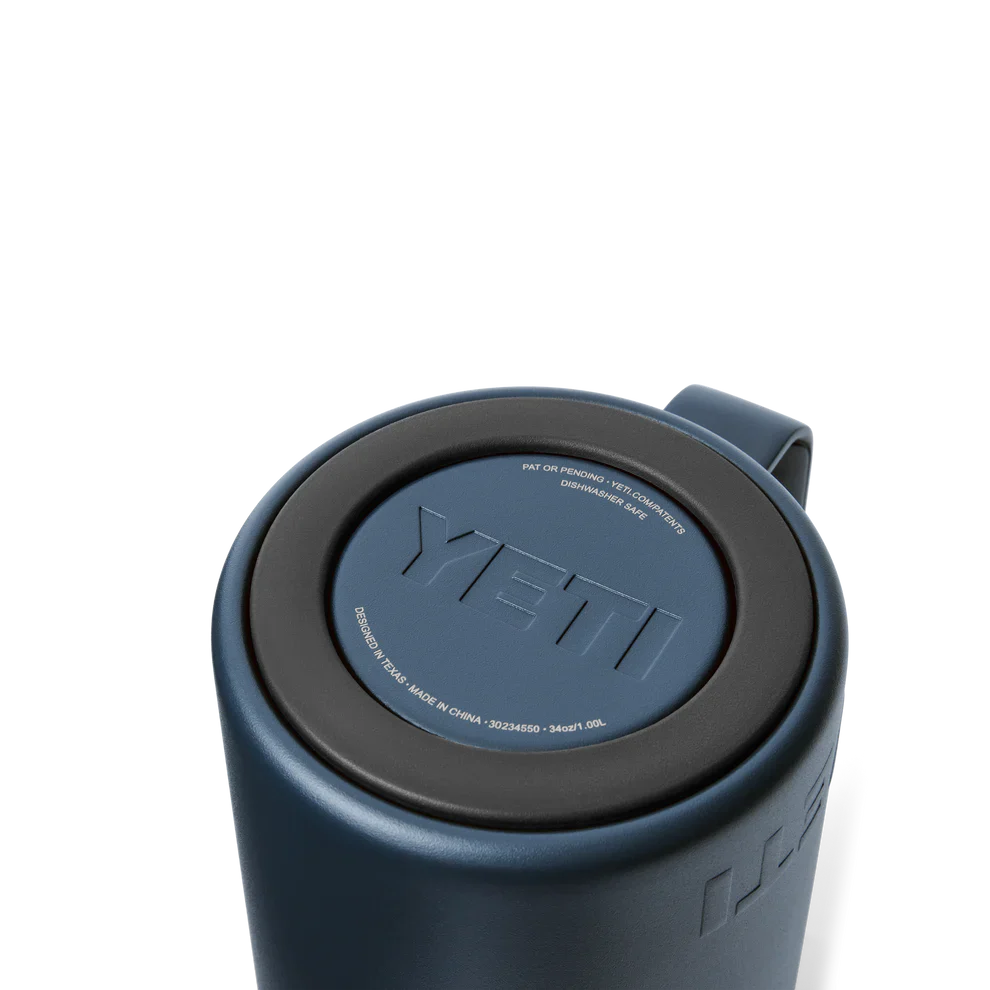 Yeti 34oz Insulated French Press Coffee Maker with Lid - Navy Blue