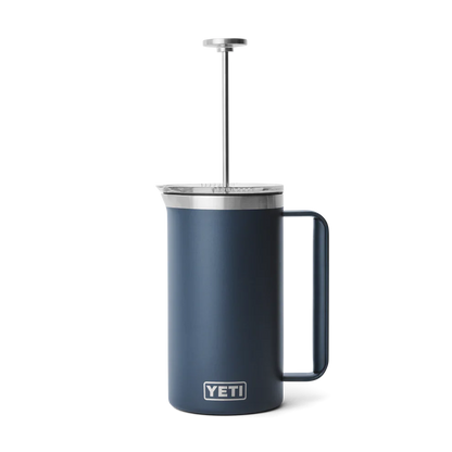 Yeti 34oz Insulated French Press Coffee Maker with Lid - Navy Blue