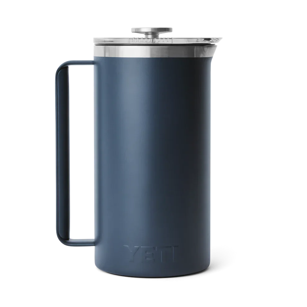 Yeti Rambler 64oz French Press with Lid - Navy Blue Insulated Coffee Maker