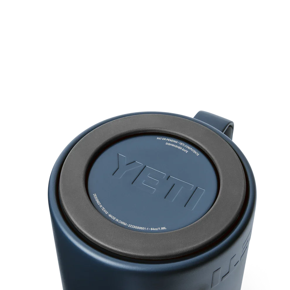 Yeti Rambler 64oz French Press with Lid - Navy Blue Insulated Coffee Maker
