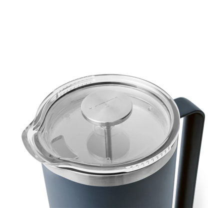 Yeti Rambler 64oz French Press with Lid - Navy Blue Insulated Coffee Maker