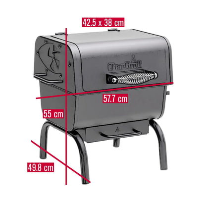 Char-Broil Charcoal 2Go Portable BBQ Grill - Compact, Lightweight with Ash Tray