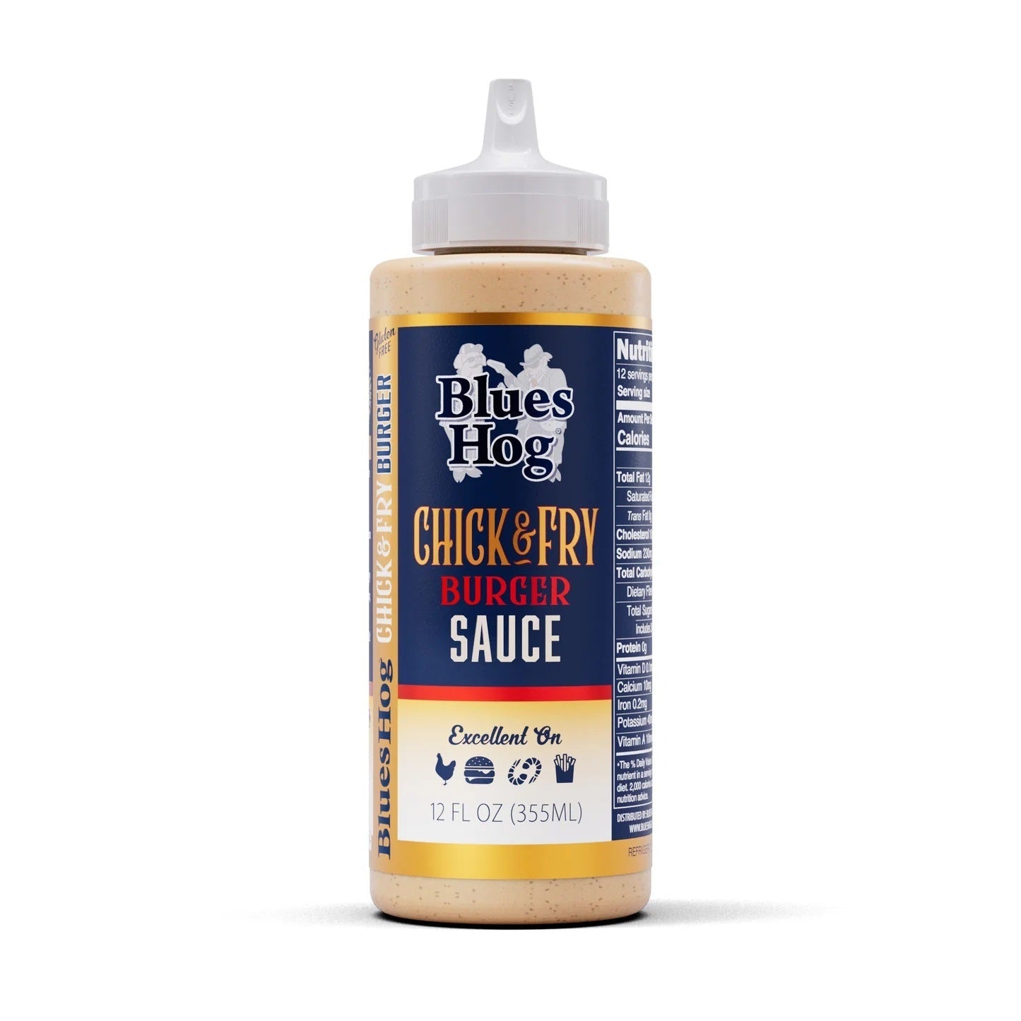 Blues Hog Chick & Fry Burger Sauce - Tangy, Creamy, Spicy Condiment (355ml)