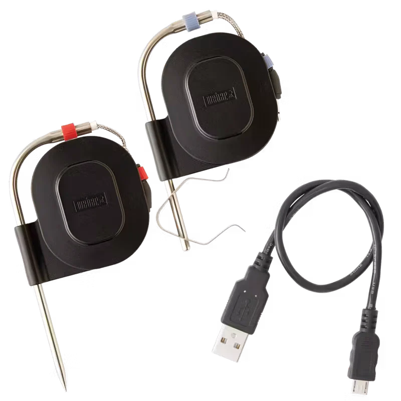 Weber Connect Smart Grilling Hub BBQ Thermometer - Step-by-Step Grilling Assistant with Phone Notifications