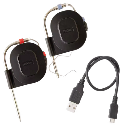 Weber Connect Smart Grilling Hub BBQ Thermometer - Step-by-Step Grilling Assistant with Phone Notifications