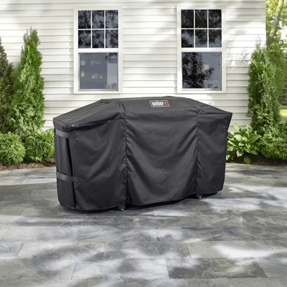 Durable Weber Slate 76cm Griddle Cover - Weatherproof BBQ Protection