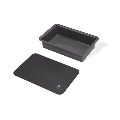 Weber Works Basin with Integrated Cutting Board Lid - Versatile BBQ Prep, Storage, and Transport Solution