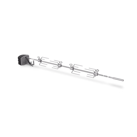 Weber Rotisserie Kit for 36" Searwood & Genesis 4-Burner Gas BBQs - Electric Motor & Adjustable Forks