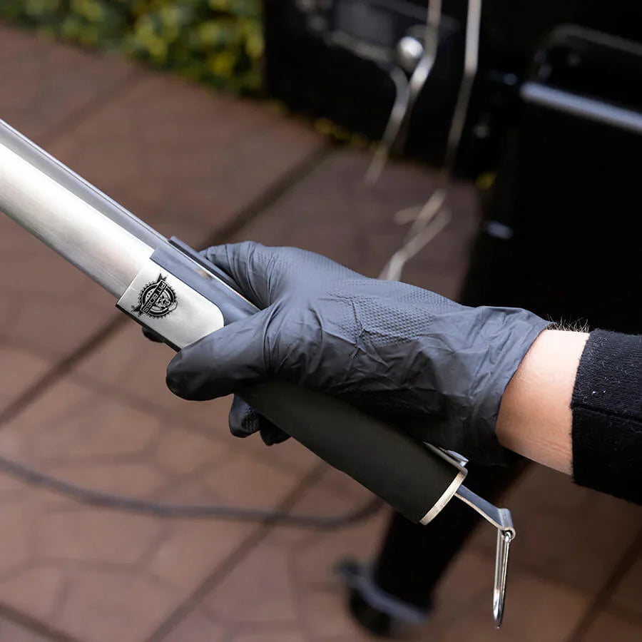 Bulk Pack: 50 Pairs Nitrile Gloves with 1 Pair Reusable Cotton Glove Liners for Food Handling & Grilling