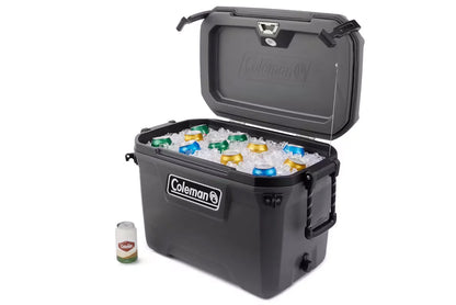 Coleman Convoy 53 Litre Cooler Box - 4 Day Ice Retention, Antibacterial, Seat Lid