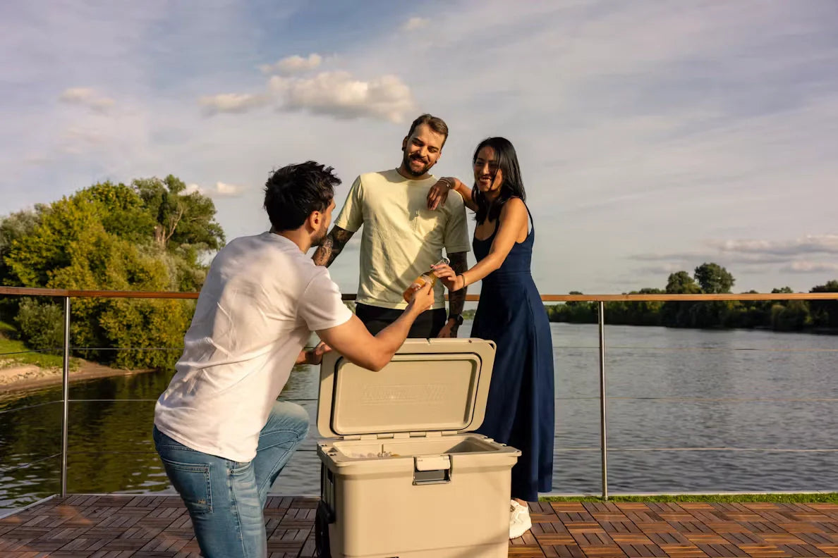 Coleman® Pro 45 QT Cooler Box - 4.5 Day Ice Retention, Durable HDPE, Antibacterial Liner