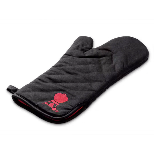 Durable Weber Heat-Resistant BBQ Grill Mitt Glove for Ultimate Hand and Forearm Protection