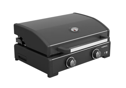 Campingaz Onyx 2 Burner Gas Plancha Griddle with Lid - Powerful & Even Heat Distribution