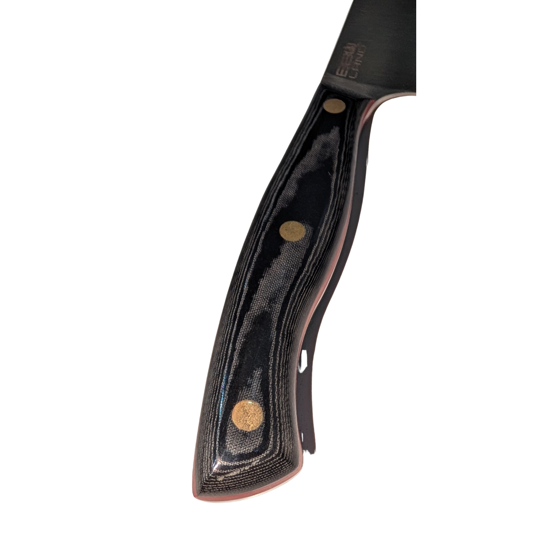 CL18 18cm Chef's Knife - Versatile Black & Red Handle for Professional & Home Cooks