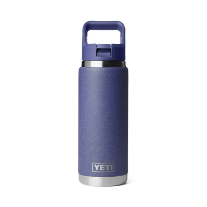 Yeti Rambler® 26oz (769 ml) Insulated Stainless Steel Water Bottle with Straw Cap - Perfect for Outdoor Adventures and Daily Hydration
