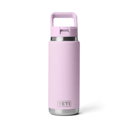 Yeti Rambler® 26oz (769 ml) Insulated Stainless Steel Water Bottle with Straw Cap - Perfect for Outdoor Adventures and Daily Hydration