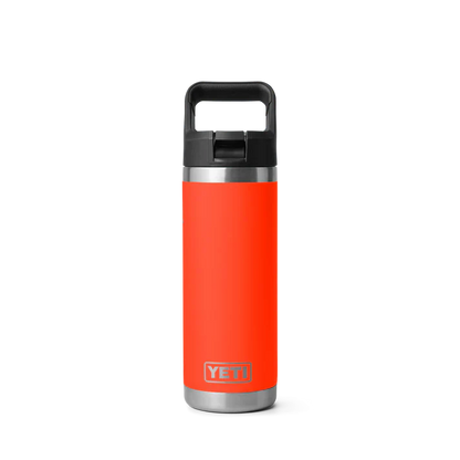 Yeti Rambler 18oz Insulated Stainless Steel Water Bottle with Straw Cap - Perfect for Hydration On-the-Go