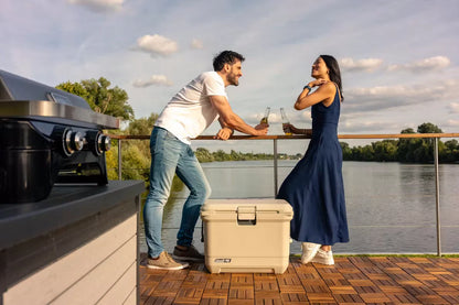 Coleman® Pro 55QT Wheeled Cooler Box - 52L, 5-Day Ice Retention, Durable & Insulated for Outdoor Adventures