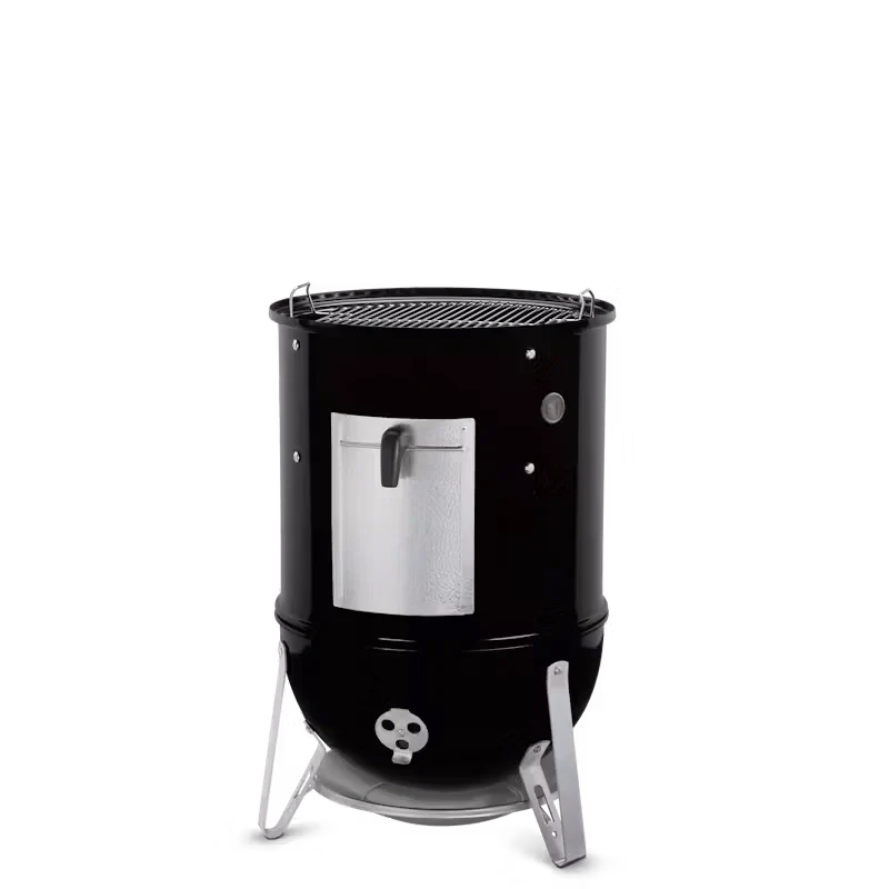 Weber Smokey Mountain 47cm BBQ Smoker Cooker with Cover - Perfect for Slow and Low Smoking