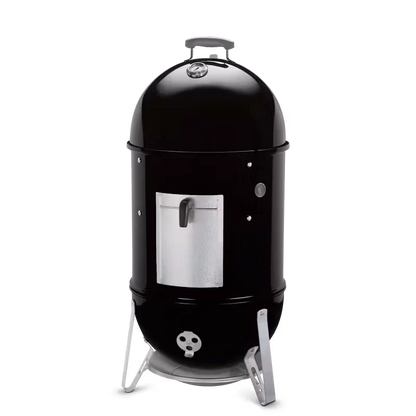 Weber Smokey Mountain 47cm BBQ Smoker Cooker with Cover - Perfect for Slow and Low Smoking