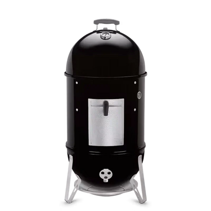 Weber Smokey Mountain 47cm BBQ Smoker Cooker with Cover - Perfect for Slow and Low Smoking