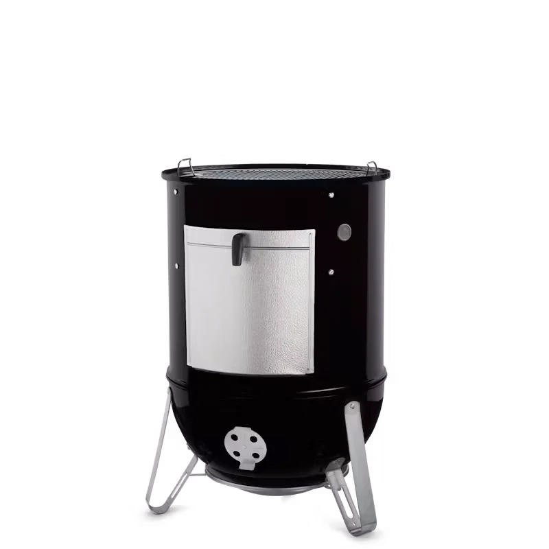 Weber Smokey Mountain 57cm BBQ Smoker Cooker with Cover - Perfect for Low & Slow Smoking