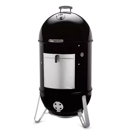 Weber Smokey Mountain 57cm BBQ Smoker Cooker with Cover - Perfect for Low & Slow Smoking
