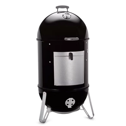 Weber Smokey Mountain 57cm BBQ Smoker Cooker with Cover - Perfect for Low & Slow Smoking