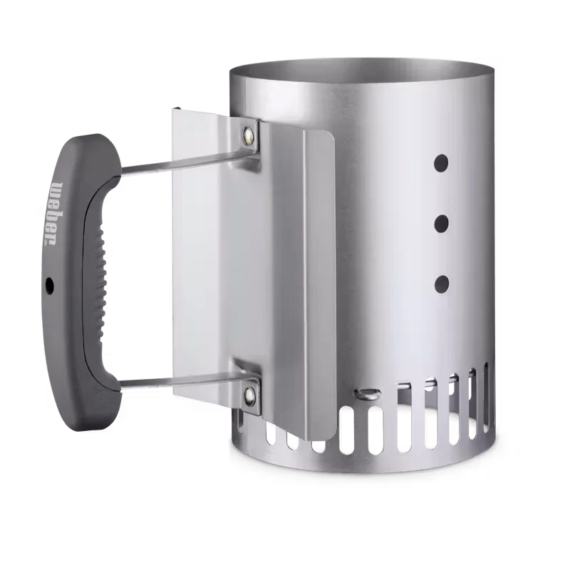 Weber Rapidfire Compact Chimney Starter (7447) - Fast & Easy Charcoal Lighting