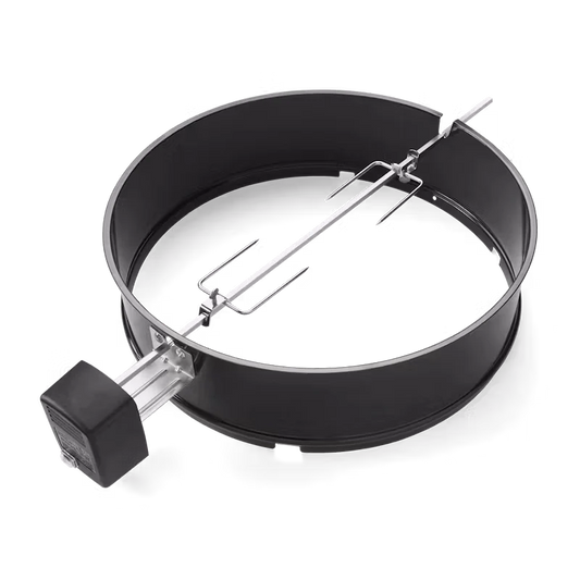Weber Rotisserie Kit for 57cm Charcoal Kettle BBQs - Perfect for Roasting Chicken, Pork, and Lamb