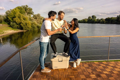 Coleman® Pro 45 QT Cooler Box - 4.5 Day Ice Retention, Durable HDPE, Antibacterial Liner