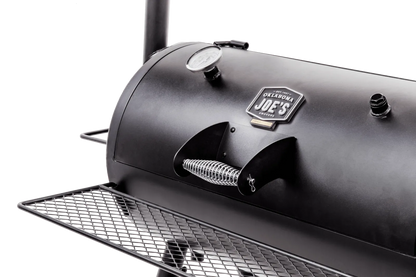 Char-Broil Oklahoma Joe's Highland Offset Smoker BBQ - Heavy-Duty Charcoal Grill with Temperature Gauge