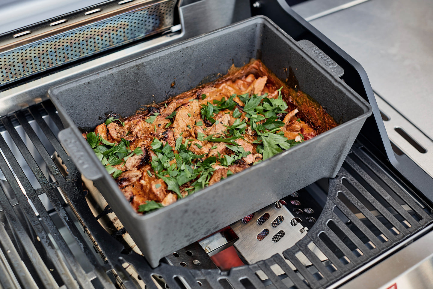 Enders Monroe Pro Black 3 Turbo Zone Gas BBQ with Side Burner - Premium Outdoor Cooking