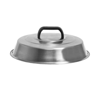 Char-Griller Flat Iron™ 12" Stainless Steel Melting Dome & Basting Cover for Griddles