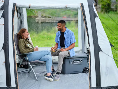 Coleman Convoy 66L/65QT Wheeled Cooler Box: Rugged, Long-Lasting Ice Retention, Portable Outdoor Storage