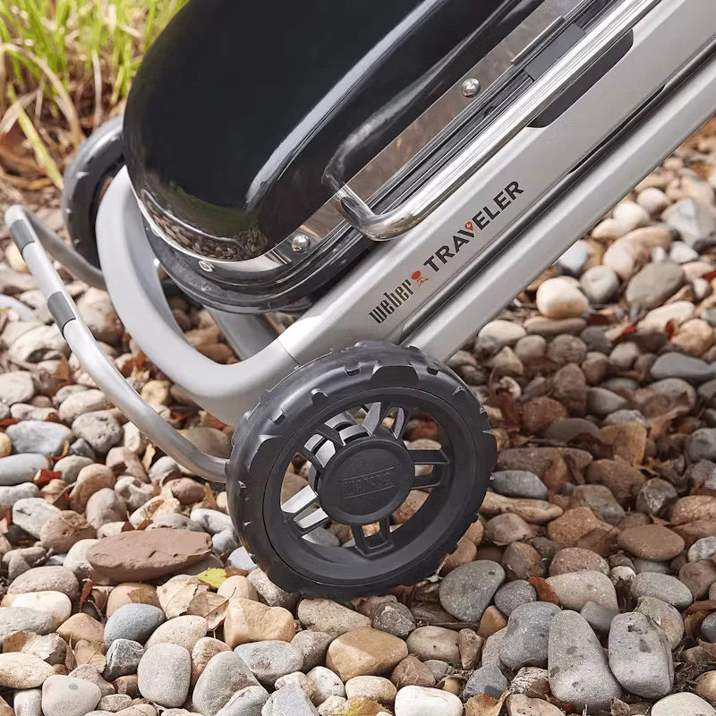 Weber Traveler Portable Folding Gas BBQ Grill - Compact & Versatile Outdoor Cooking