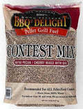 BBQr's Delight 9kg Contest Mix Wood Pellets - Premium Pecan & Cherry Blend for Superior Smoking