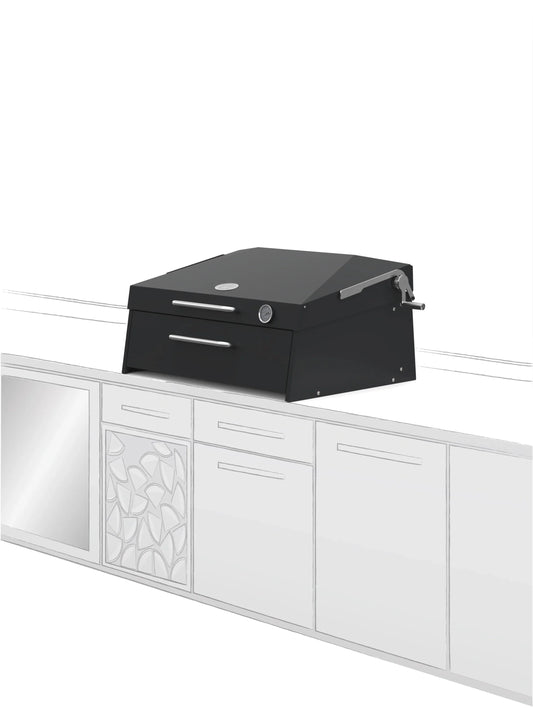 Flamery Small Asado Pro 3.1 Built-In Grill - Compact Argentinian Live-Fire Cooking