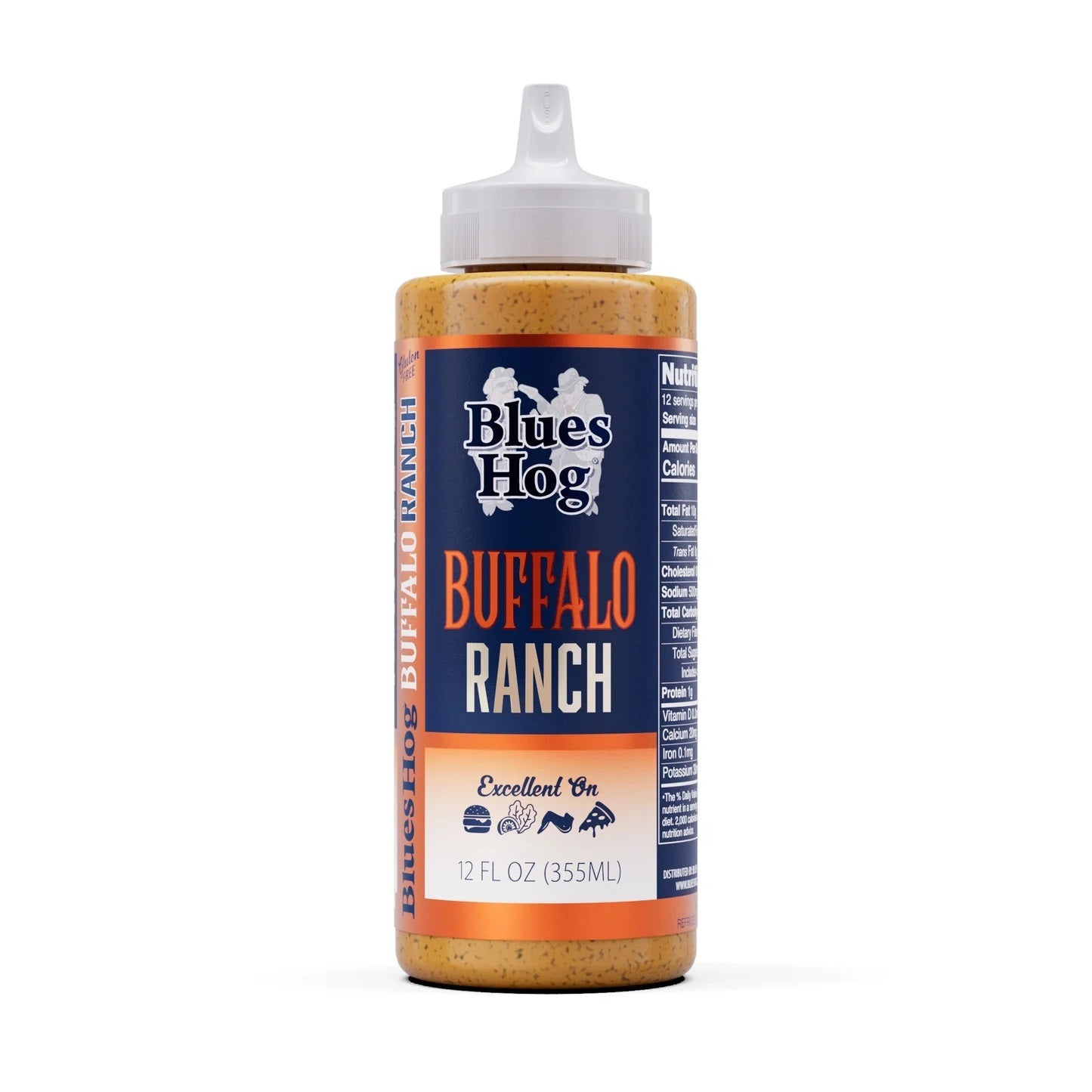 Blues Hog Buffalo Ranch Sauce 355ml - Bold & Creamy Fusion for Wings, Tacos, and Dips