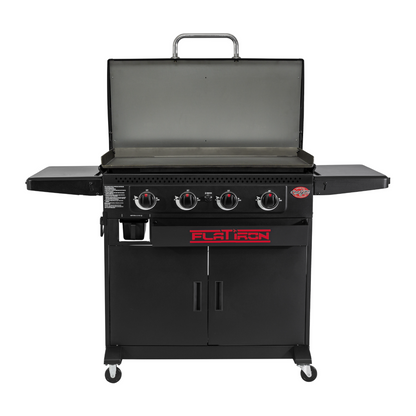 Char-Griller 4 Burner Flat Iron Premium Gas Griddle - 775 sq.in. Cooking Space