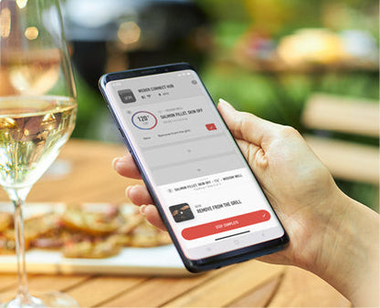 Weber Connect Smart Grilling Hub BBQ Thermometer - Step-by-Step Grilling Assistant with Phone Notifications