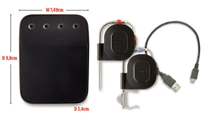 Weber Connect Smart Grilling Hub BBQ Thermometer - Step-by-Step Grilling Assistant with Phone Notifications