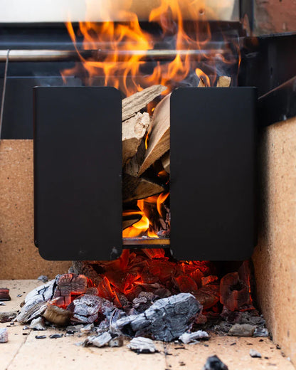 Flamery Large Asado Pro 3.2 BBQ Grill - 100cm 50/50 Split Grill for Outdoor Kitchens