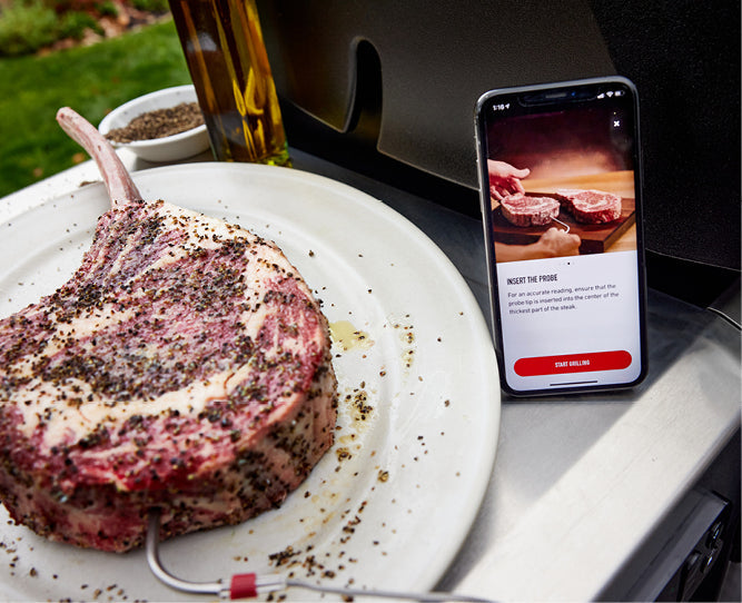 Weber Connect Smart Grilling Hub BBQ Thermometer - Step-by-Step Grilling Assistant with Phone Notifications