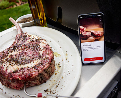 Weber Connect Smart Grilling Hub BBQ Thermometer - Step-by-Step Grilling Assistant with Phone Notifications