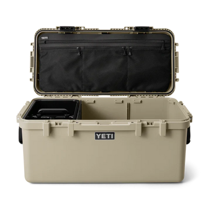 Yeti LoadOut GoBox 60 Gear Case - Tan | Indestructible, Waterproof Storage for Camping, Hunting, and Outdoor Adventures