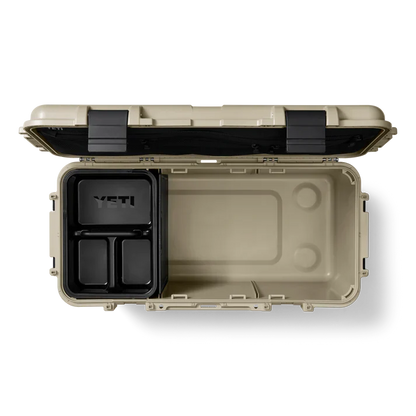 Yeti LoadOut GoBox 60 Gear Case - Tan | Indestructible, Waterproof Storage for Camping, Hunting, and Outdoor Adventures