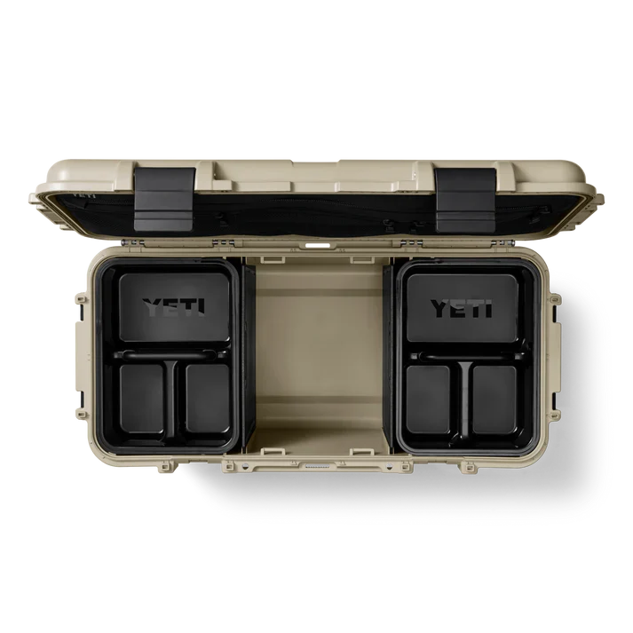 Yeti LoadOut GoBox 60 Gear Case - Tan | Indestructible, Waterproof Storage for Camping, Hunting, and Outdoor Adventures