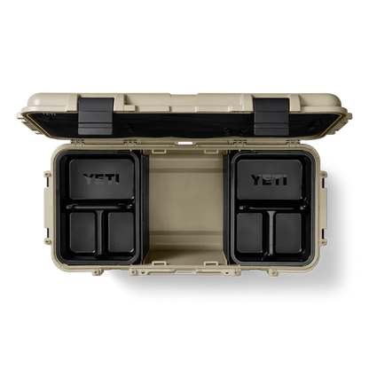 Yeti LoadOut GoBox 60 Gear Case - Tan | Indestructible, Waterproof Storage for Camping, Hunting, and Outdoor Adventures