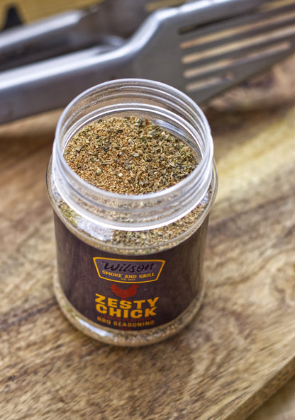 Zesty Chick Lemon Peri Peri Seasoning - 155g Jar | Gluten-Free & Natural Chicken Spice Blend